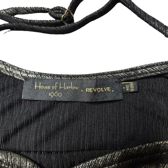 House of Harlow x Revolve Metallic Tank Size Small - Picture 4 of 6
